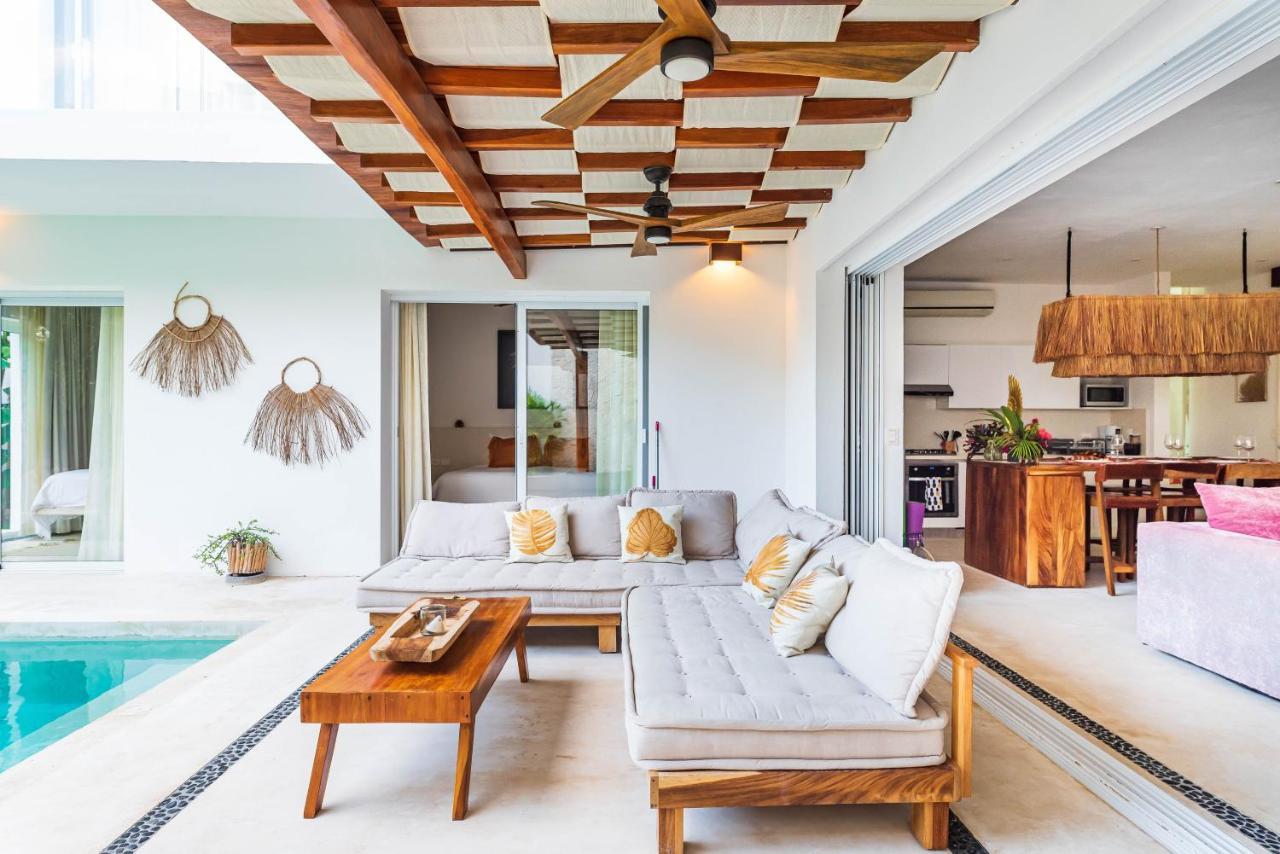 Villa Ek'Balam & Villa Flamingo, Luxury Villas, Private Pool, Private Garden, Jacuzzi, 24H Security Tulum Exterior foto